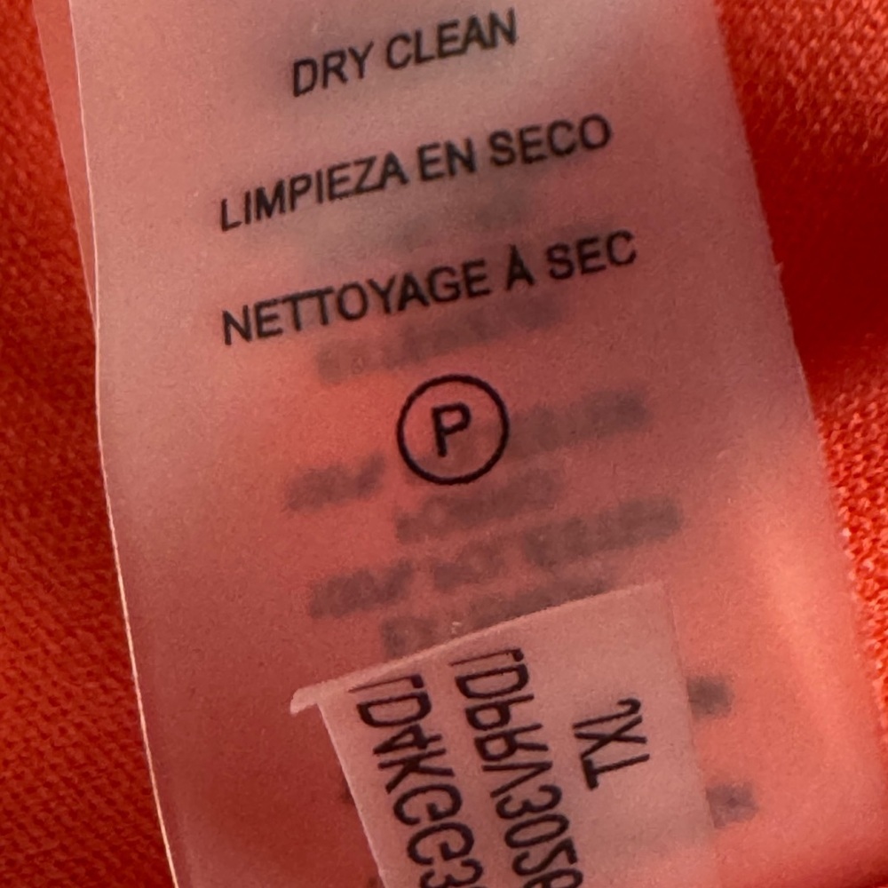 KARL LAGERFELD PARIS Bow-Neck Halter Midi Chiffon Dress Tangerine Size 6/8 NWT - Picture 12 of 14